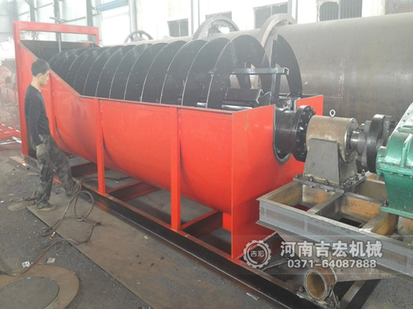 螺旋洗石機、移動輸送機發(fā)往東北